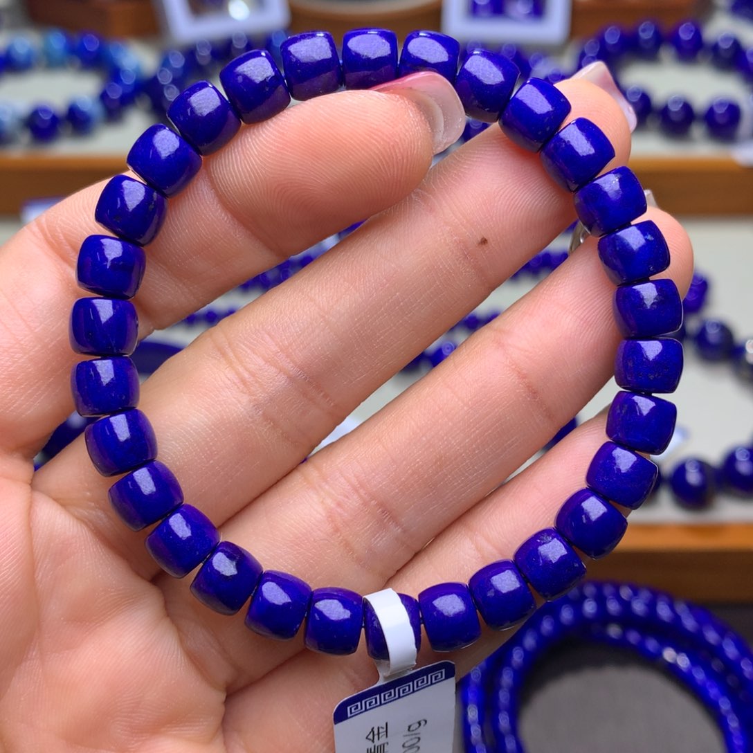 青金石手串未镶嵌7mm168