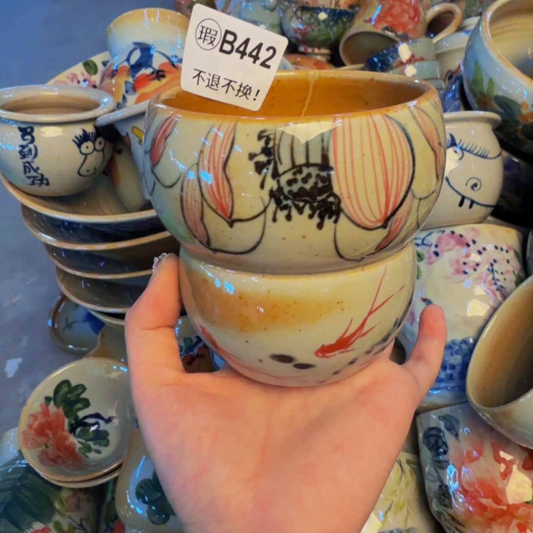 瓷片景德镇陶瓷手工手绘