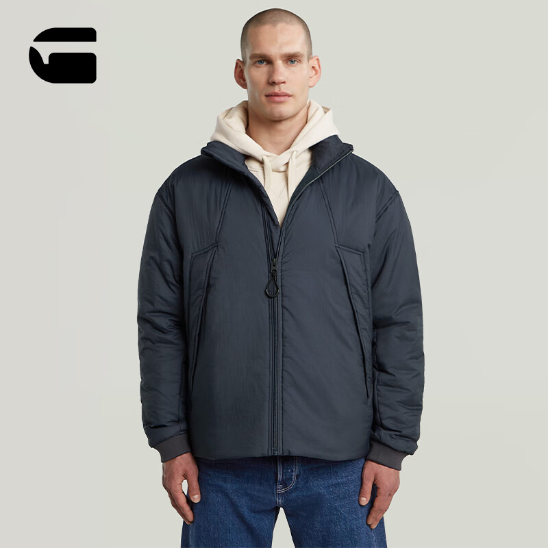 G-STAR RAW25年秋季新款男士轻盈云感夹克舒适棉服休闲时尚棉服上