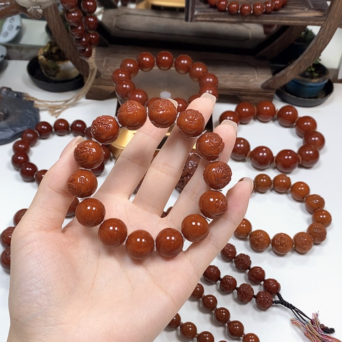 夜***歌橄榄核手串恶僧手串