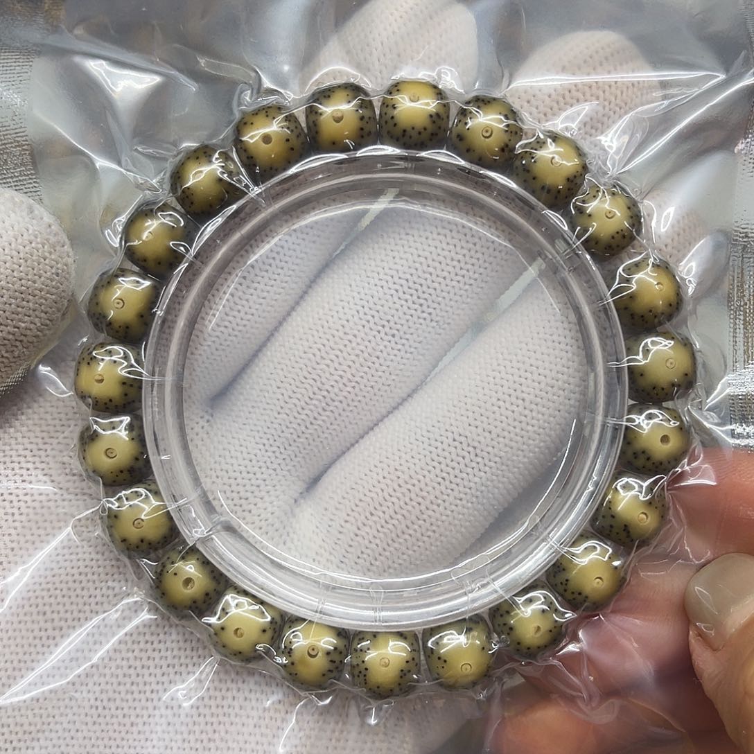 星月菩提手串黄金瞳10×9