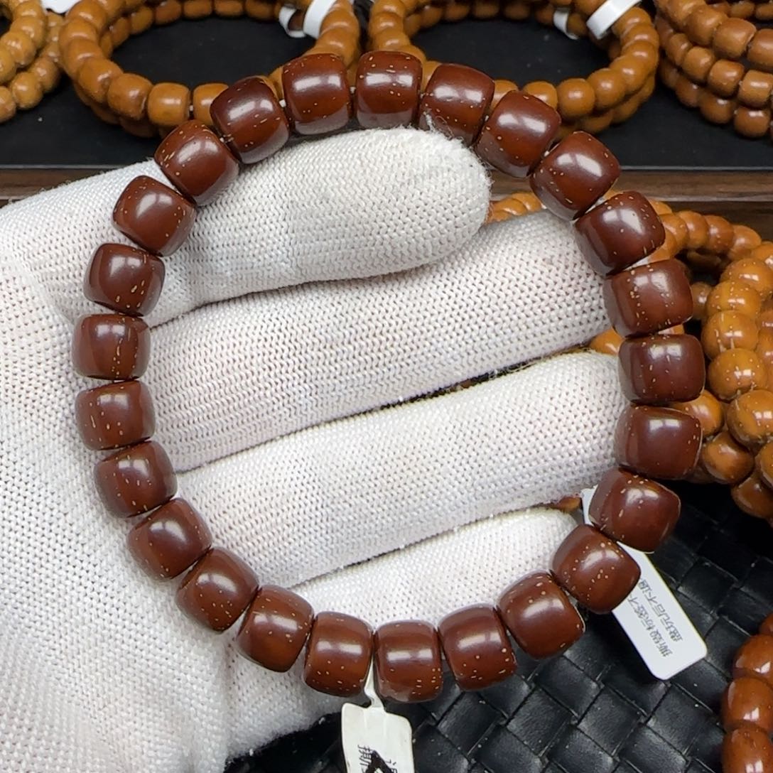 紫金鼠手串10.2mm实心老型（红皮老料）开播福利G17