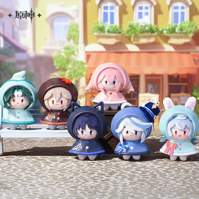 【原神官方】雨中嬉乐系列毛绒挂件   Genshin