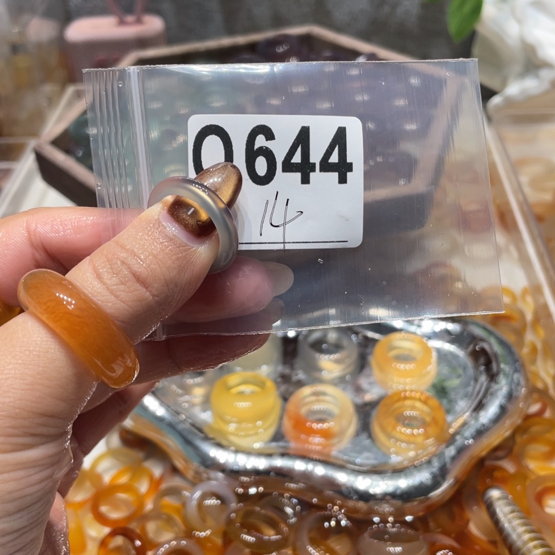 玛瑙/玉髓未镶嵌戒指644