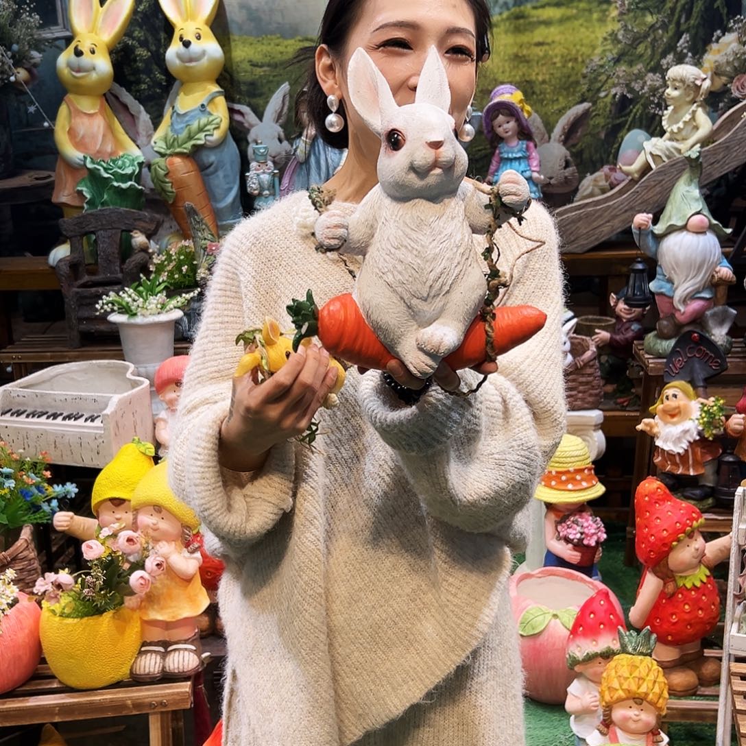 花园摆件红红火火