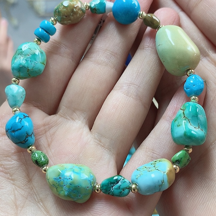 未镶嵌绿松石珠宝奇石