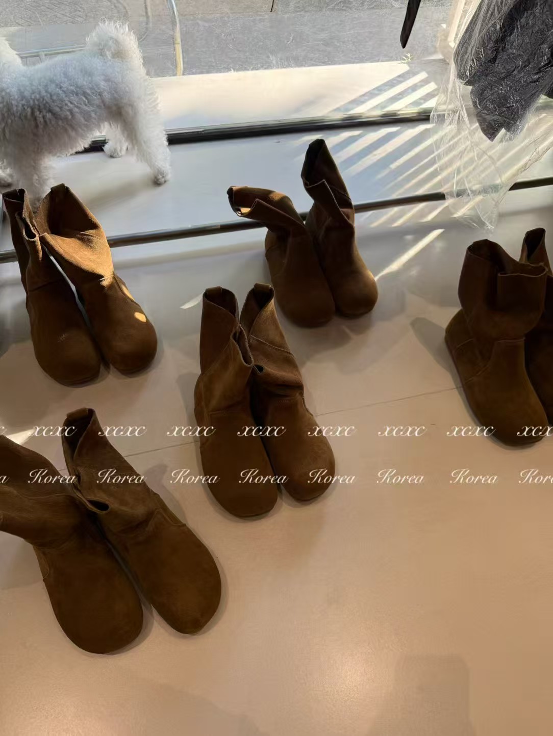 泡菜鞋好穿靴子圣诞老人靴