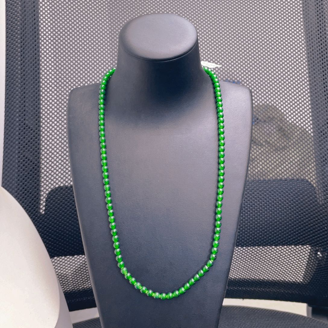 翡翠未镶嵌项链卡6