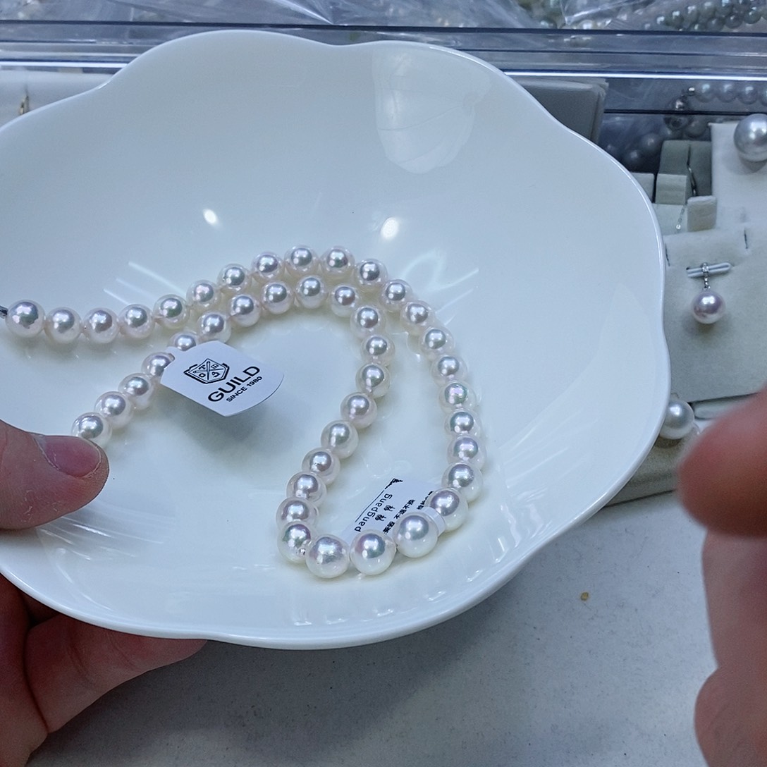 海水珍珠颈饰银S925镶嵌