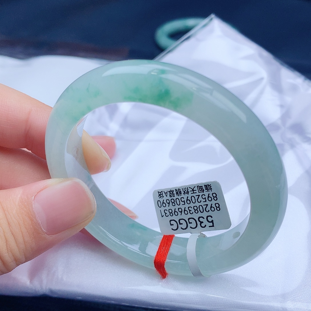 翡翠未镶嵌手镯天然缅甸翡翠A货手镯 