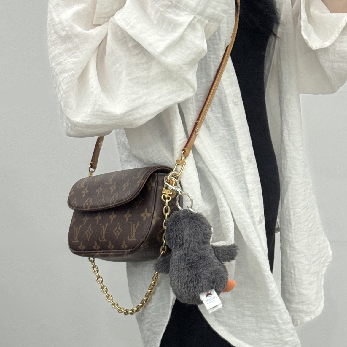 95新 LouisVuitton/路易威登 多宝二奢/37321/ivy法棍 芯片