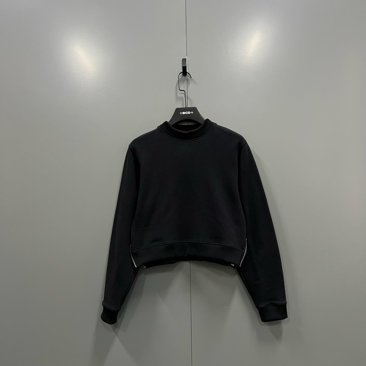 99新 AcneStudios （cc） 黑色侧边拉链卫衣 XS码/吊牌 bc005634