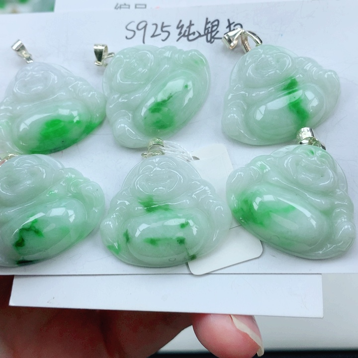 翡翠银S925镶嵌颈饰多样性发其1