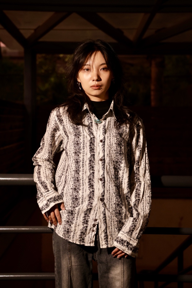 痕Vintage复古小众衬衣