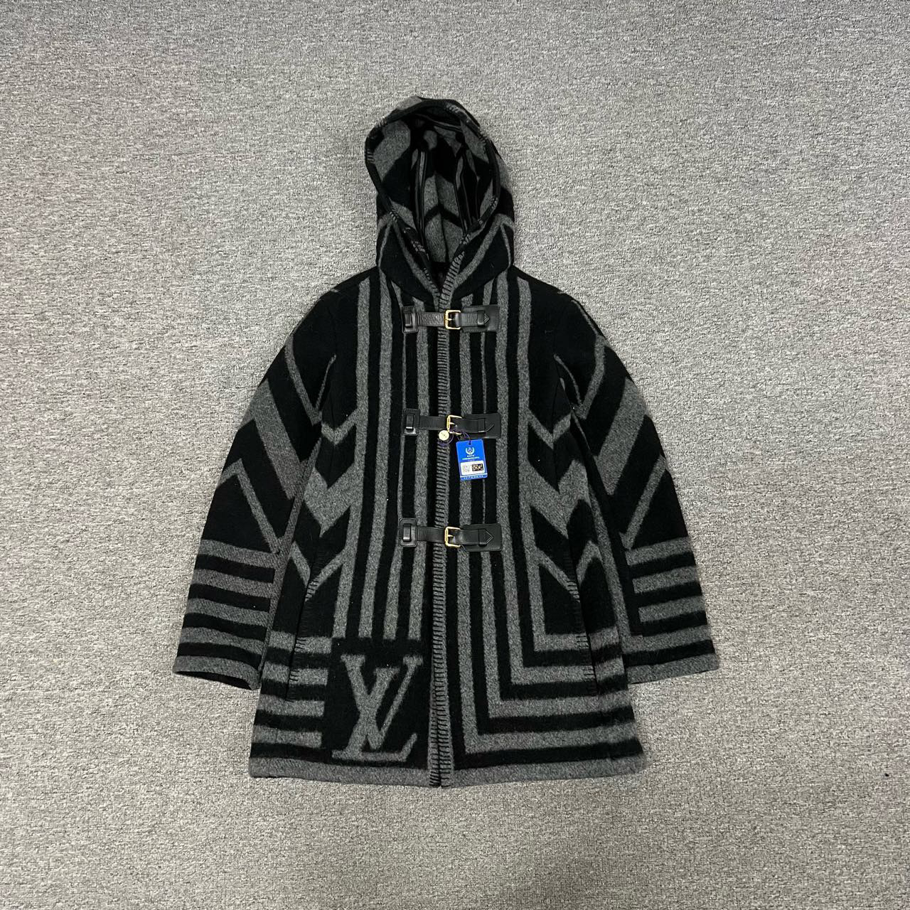 99新 LouisVuitton/路易威登 lv 山羊绒 连帽 大衣