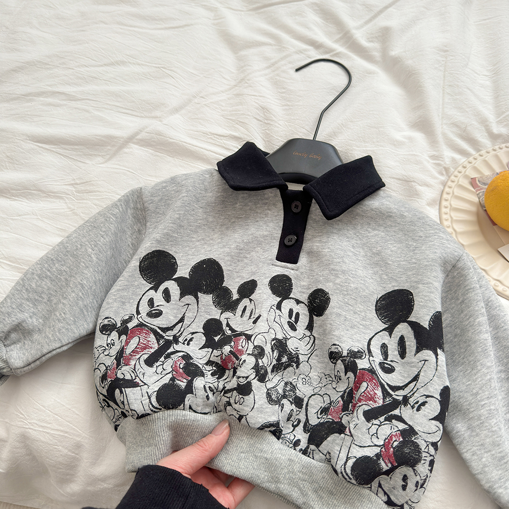 【耀火专属】男童卫衣新款儿童翻领POLO衫韩版上衣