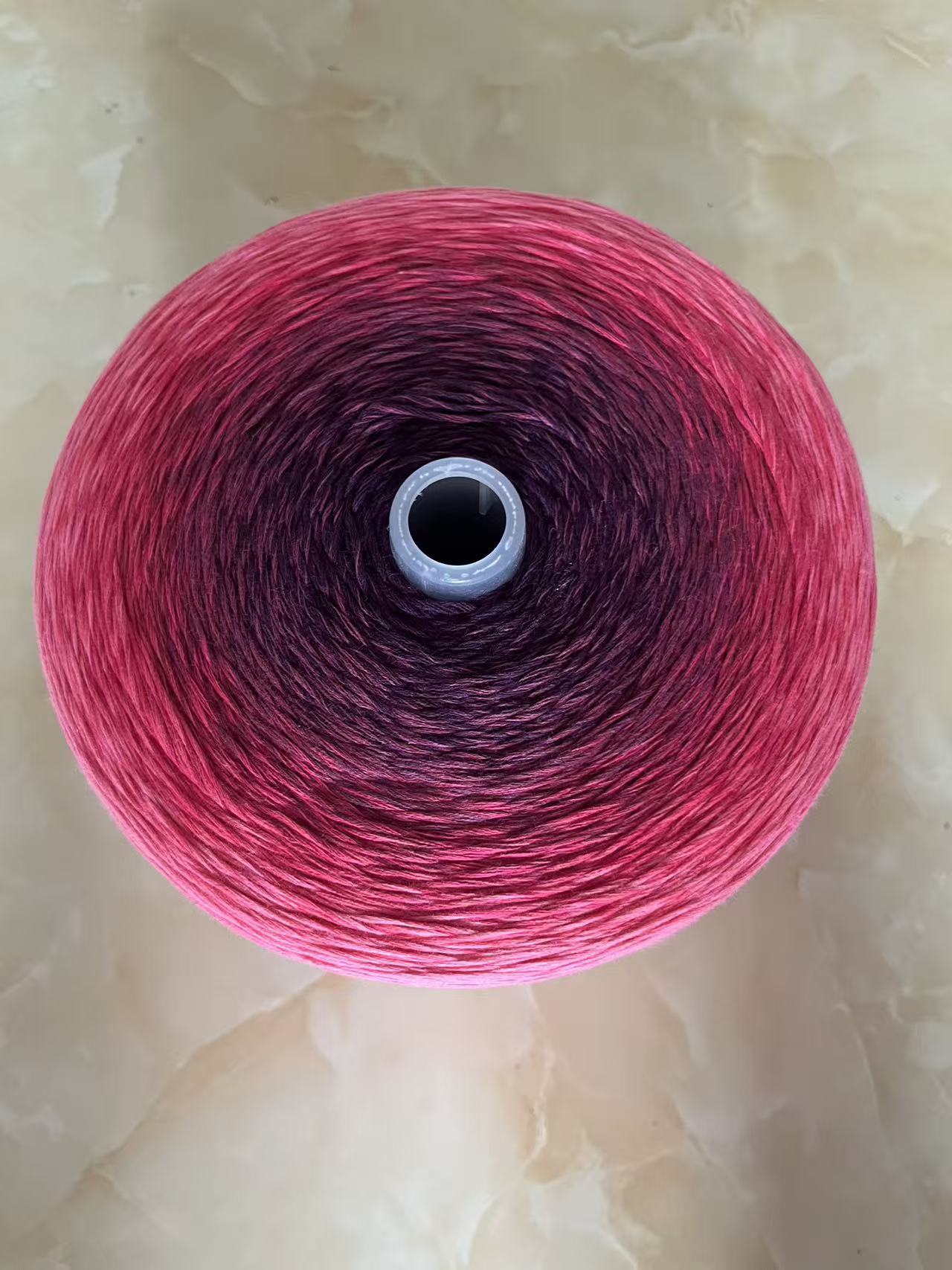 （3斤1500克加捻）8股纯棉渐变蛋糕线钩毯子手工柔软七星毯魔纹毯