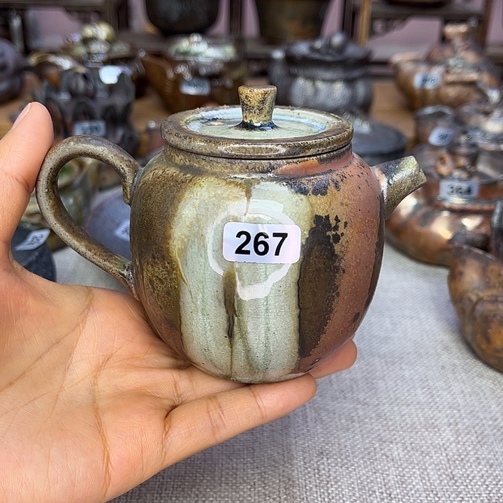 裸柴烧陶瓷手工茶器