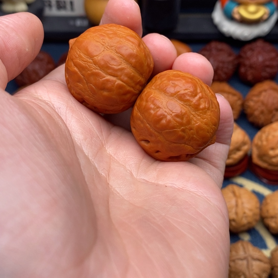 文玩核桃把件宝*精品小手捻