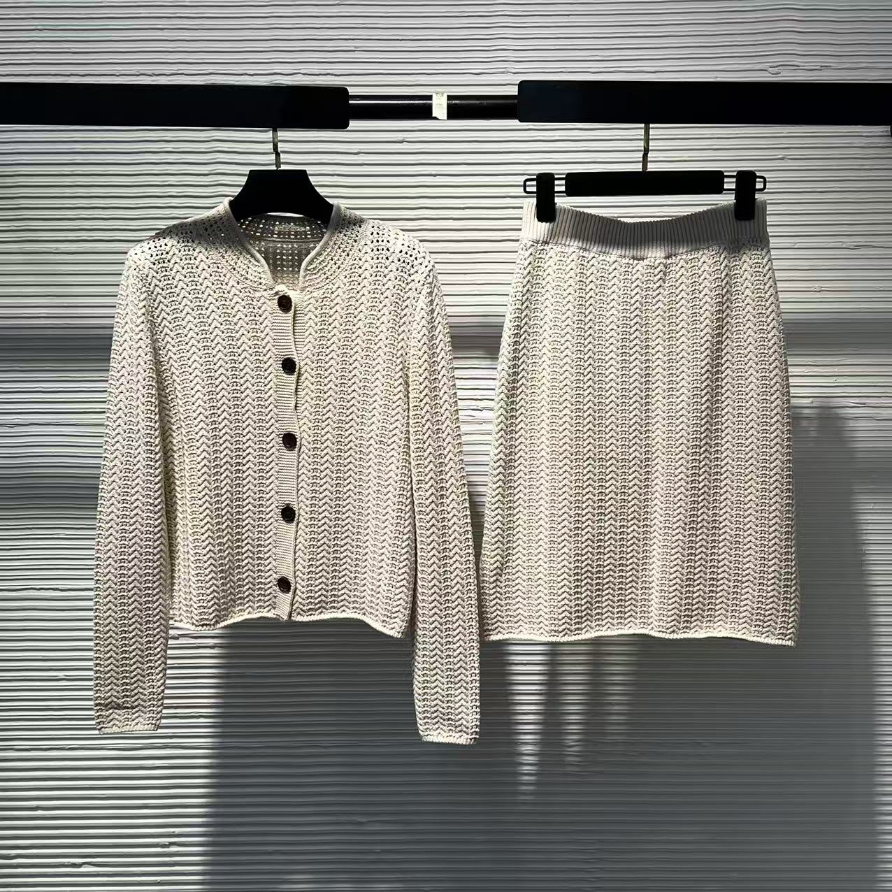 【Da Yang】25休闲风韩版时尚套装衬衫套装英伦风珠片轻奢套装B25