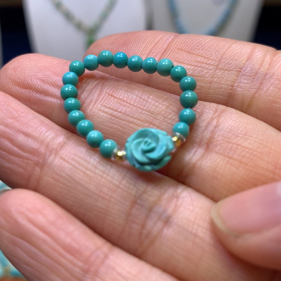 绿松石未镶嵌戒指