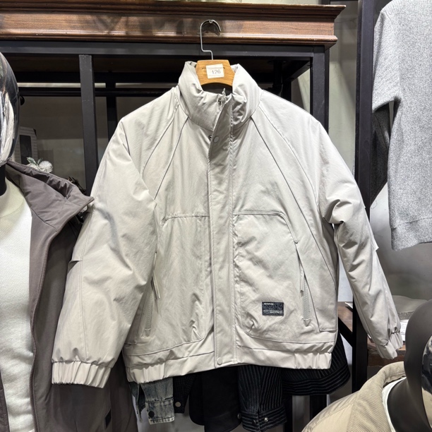 男冬加厚棉衣立领休闲风5531
