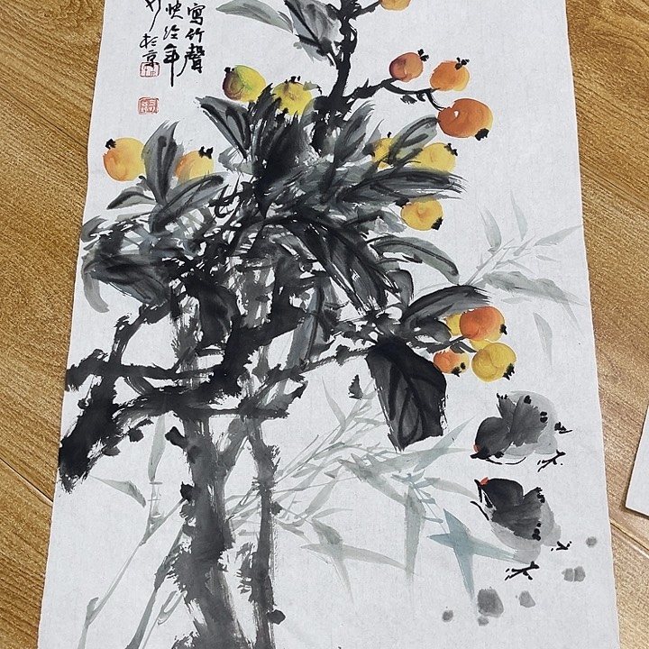 姜奇老师花鸟作品69×34