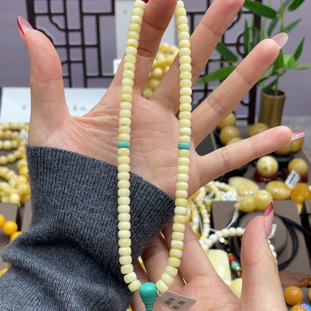 蜜蜡裸石未镶嵌6+mm手持diy微瑕