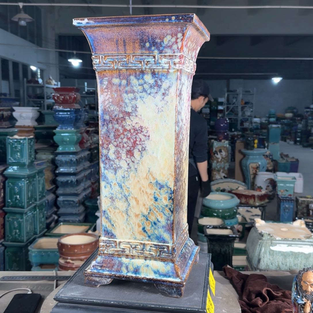 一风堂石湾花盆。128