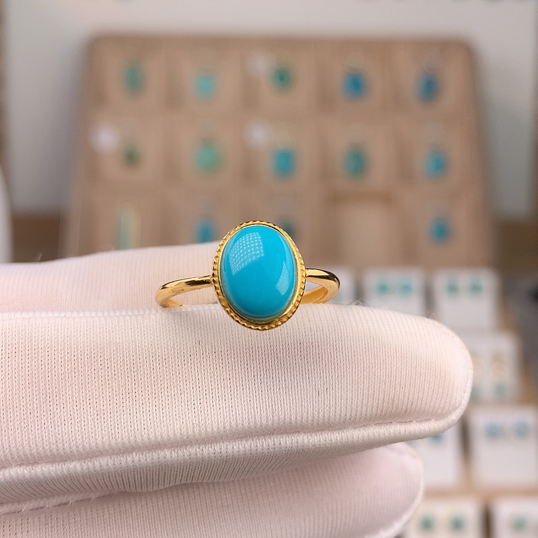 绿松石未镶嵌戒指