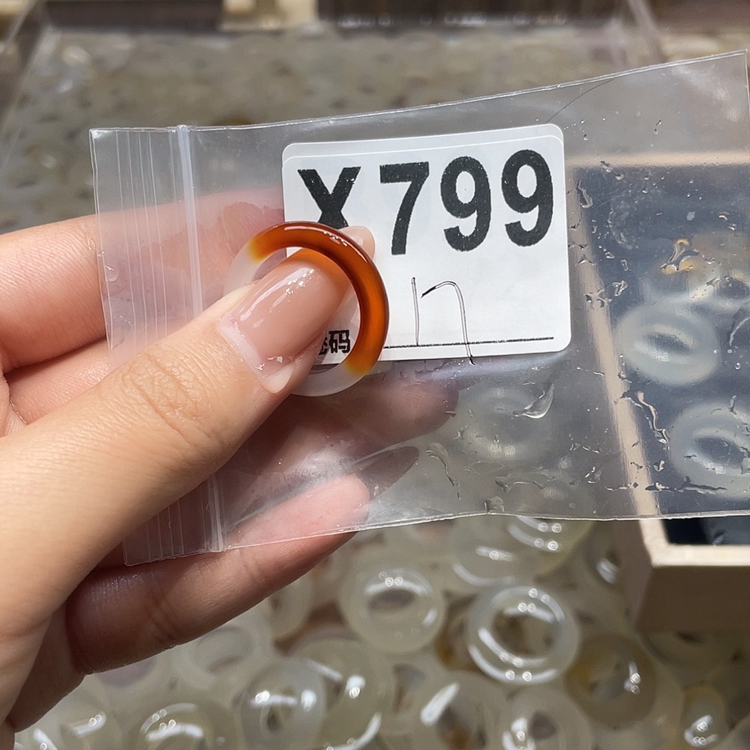 玛瑙/玉髓未镶嵌戒指799