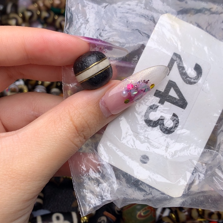 玛瑙/玉髓未镶嵌发一条