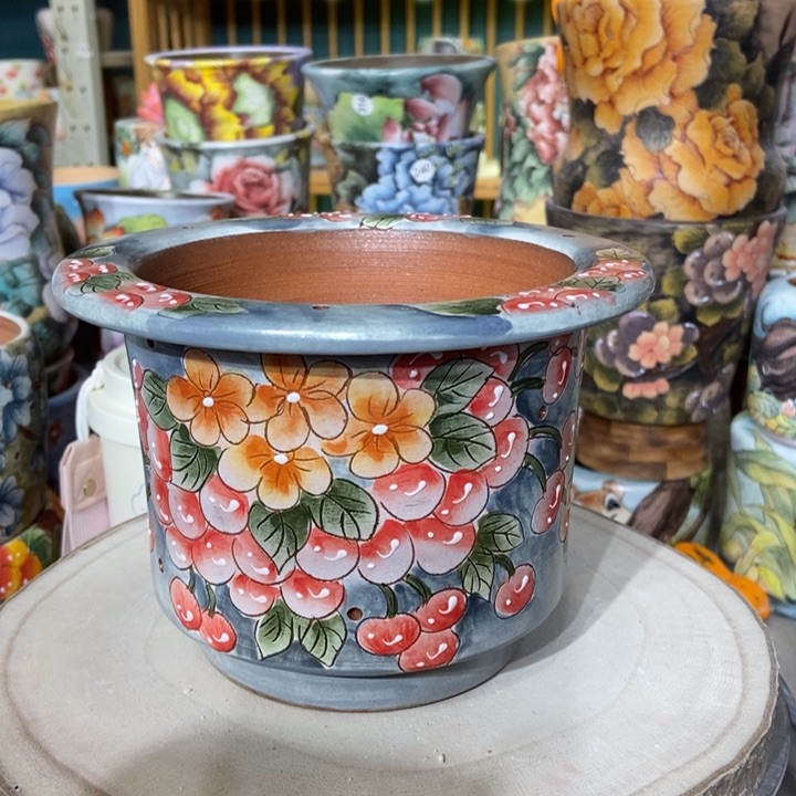 红陶景德镇艺术手绘作品