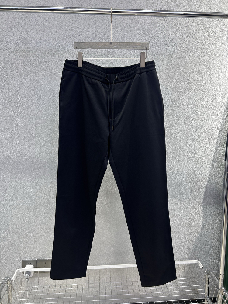 全新未使用Moncler盟可睐 2A00022 男士黑色宽松直筒休闲运动裤