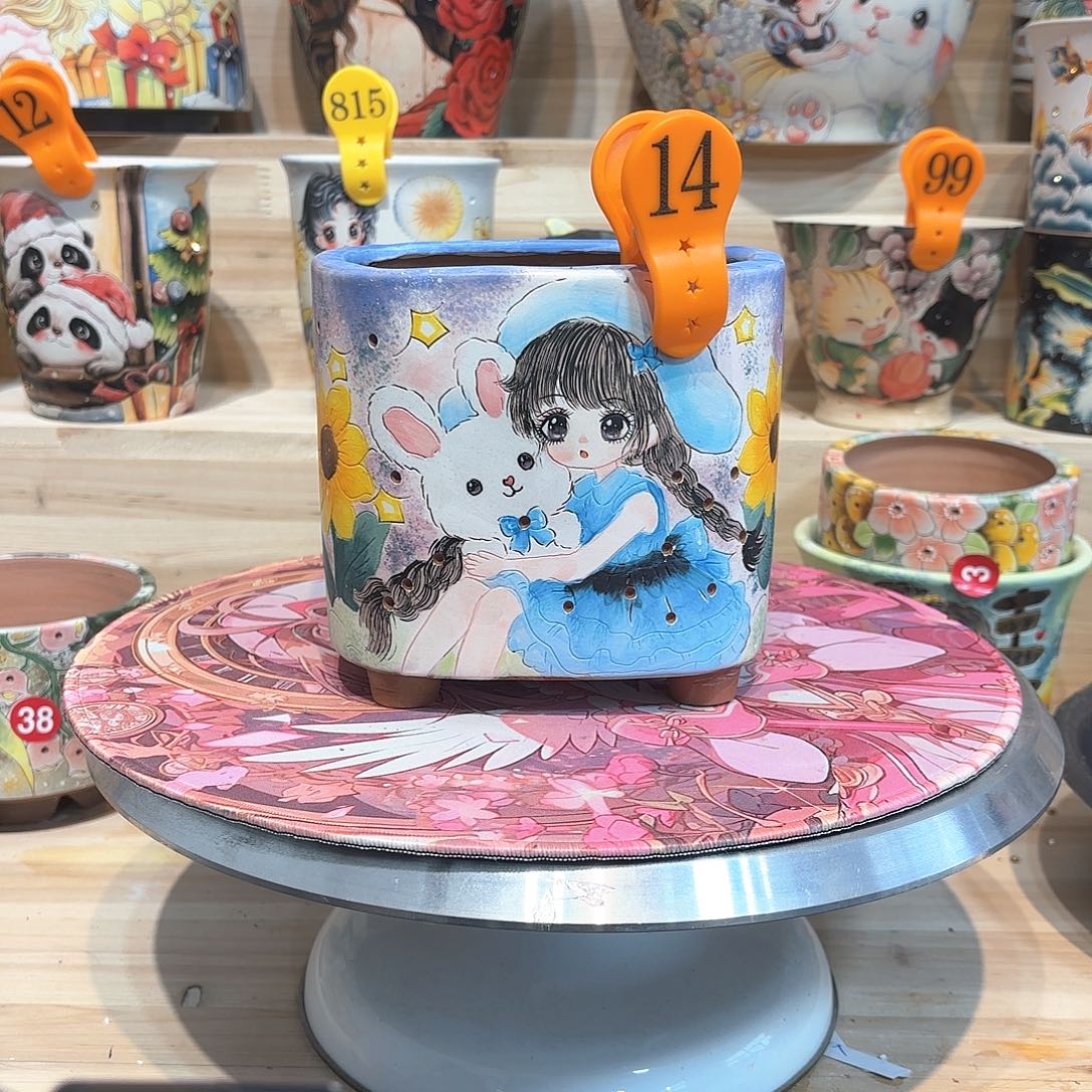 紫砂花盆手工花盆默认微瑕12/12