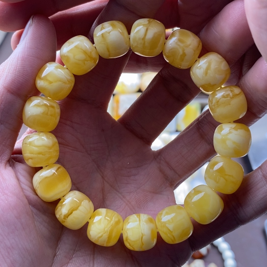 琥珀裸石未镶嵌蜜蜡蜜蜡吊坠项链