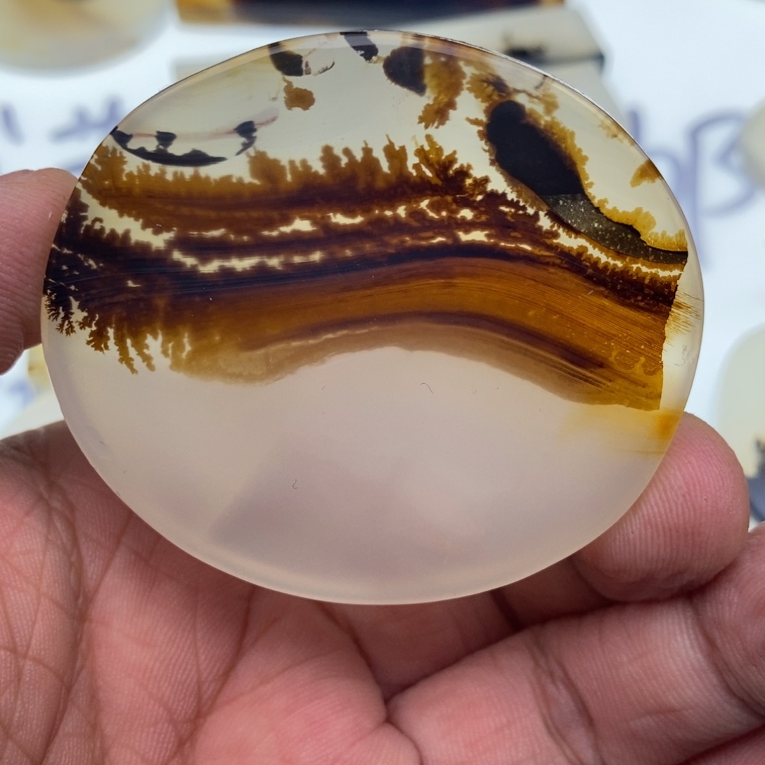 玛瑙/玉髓牌子足银镀金镶嵌