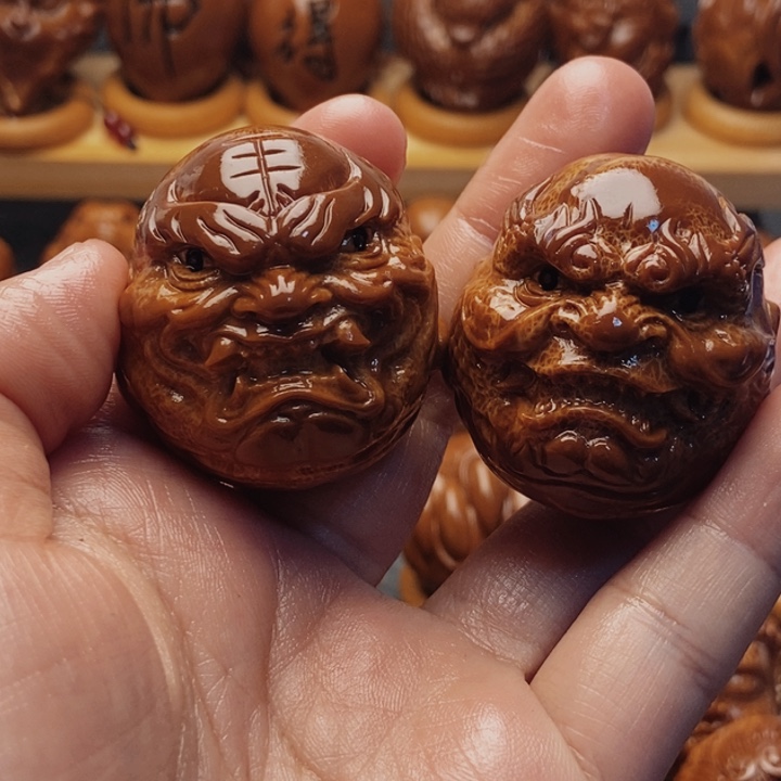 手串/手链橄榄核龙虎恶僧
