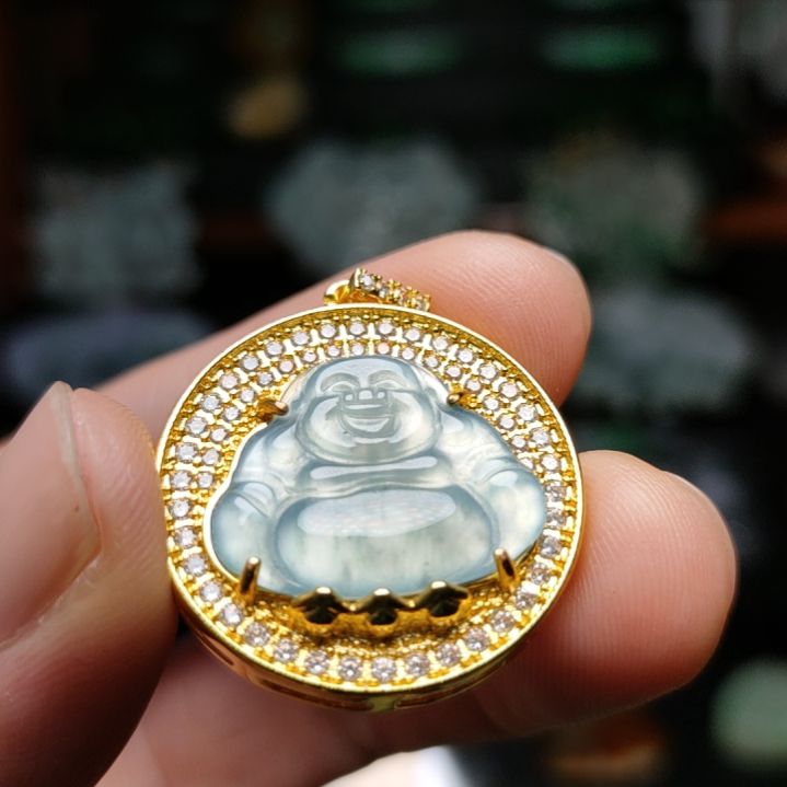 翡翠挂件未镶嵌一