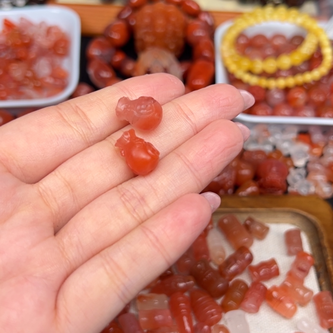 烟***世南红玛瑙未镶嵌吊坠(不含链)