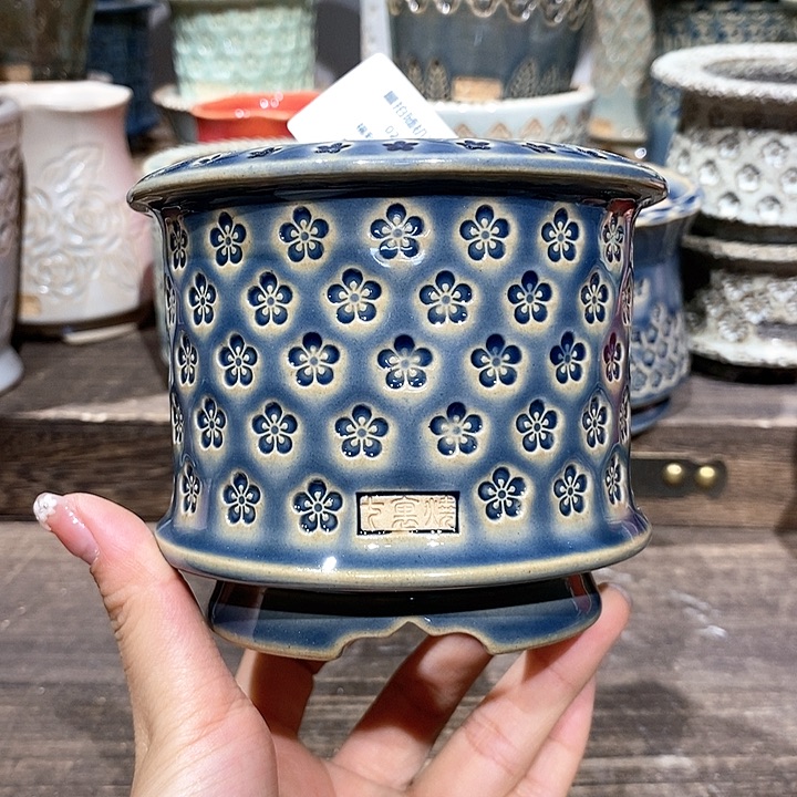 七里烧花盆2-13-328口径8