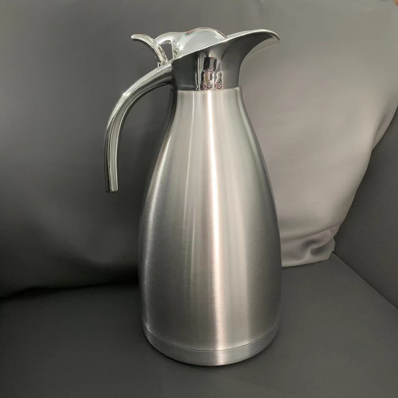 【主播补贴】2L不锈钢保温水壶本色高颜值多效水壶泡无彩盒开盖