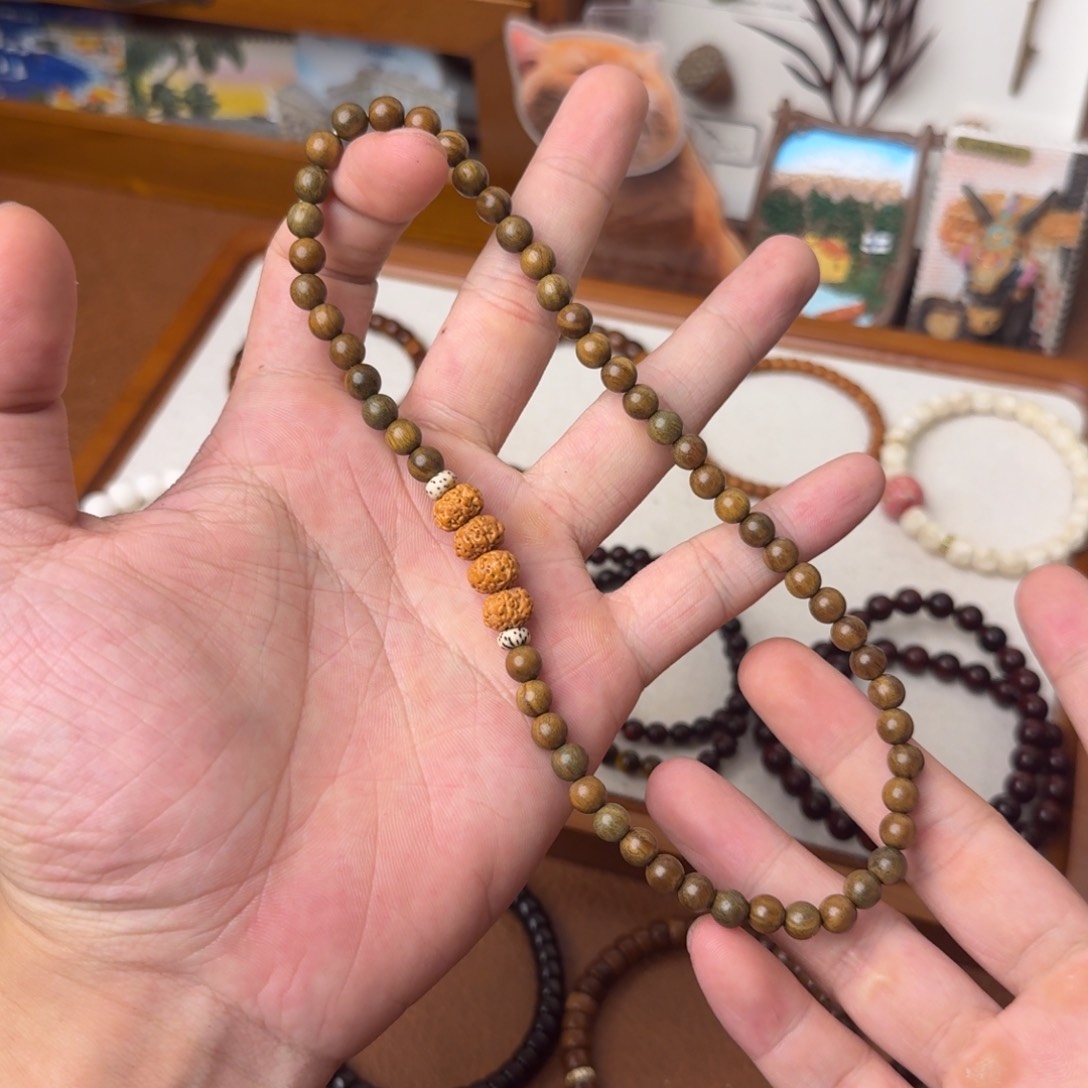 维腊木（绿檀）手串/手链