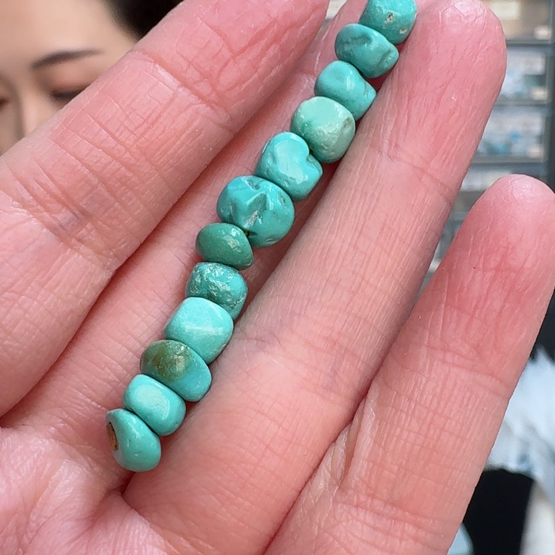 绿松石珠宝奇石未镶嵌