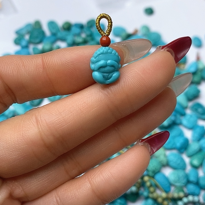 绿松石珠宝奇石未镶嵌