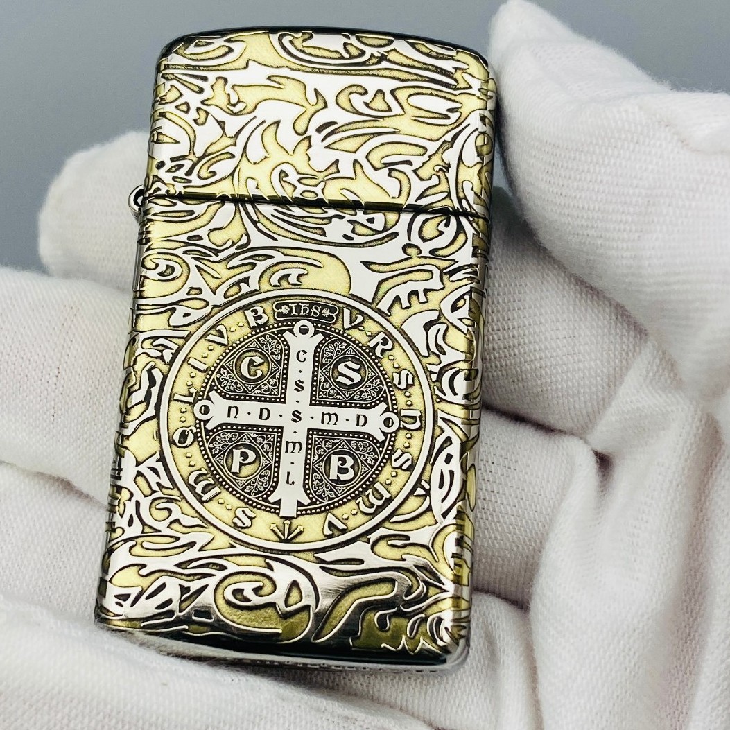 【老李鉴定】zippo打火机正品纤巧盔甲/牧师/唐草仙子/唐草DY9920DK