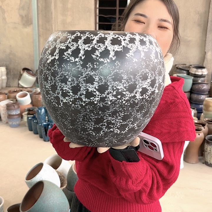 正品口19高23花盆……