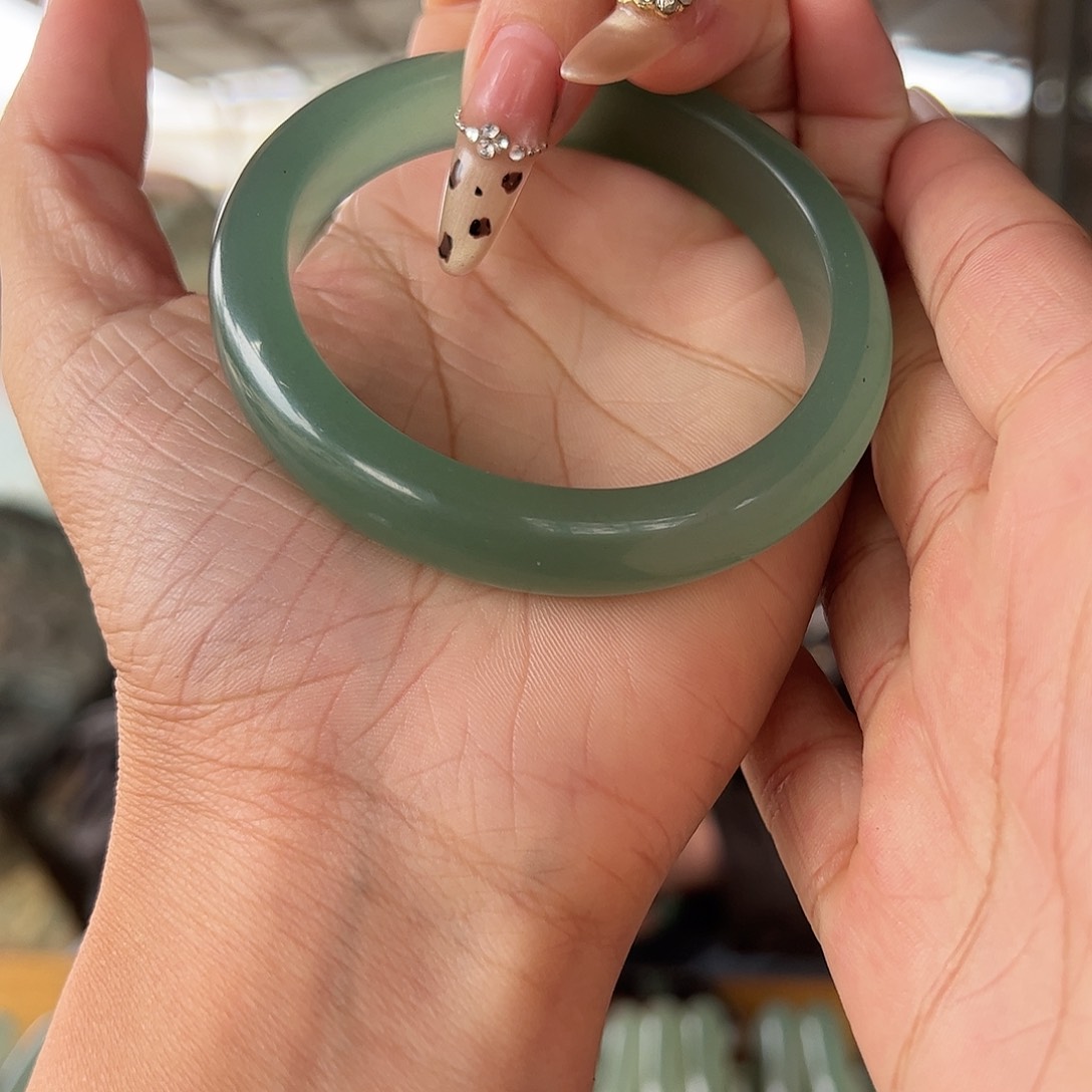 绿东陵冰晴水手镯