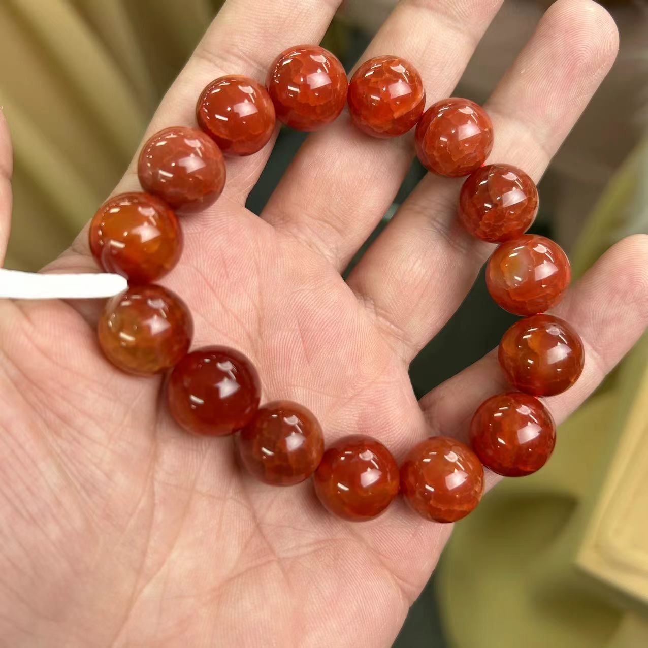 Y天然玛瑙手串多样性发其一1170028