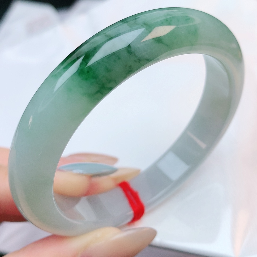 未镶嵌手镯翡翠54圈口881418